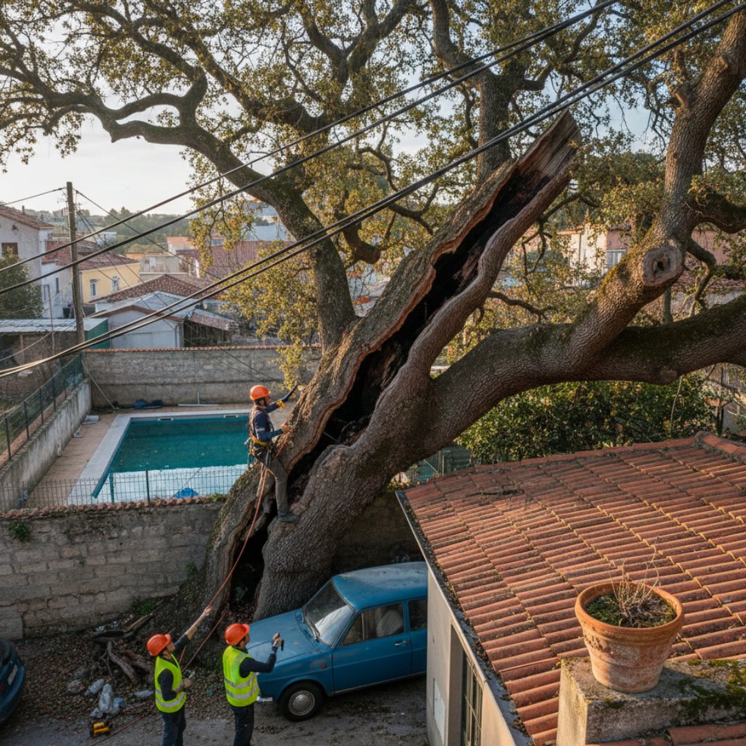 arborista certificado en trabajos verticales de arboricultura madrid jardinería pacheco