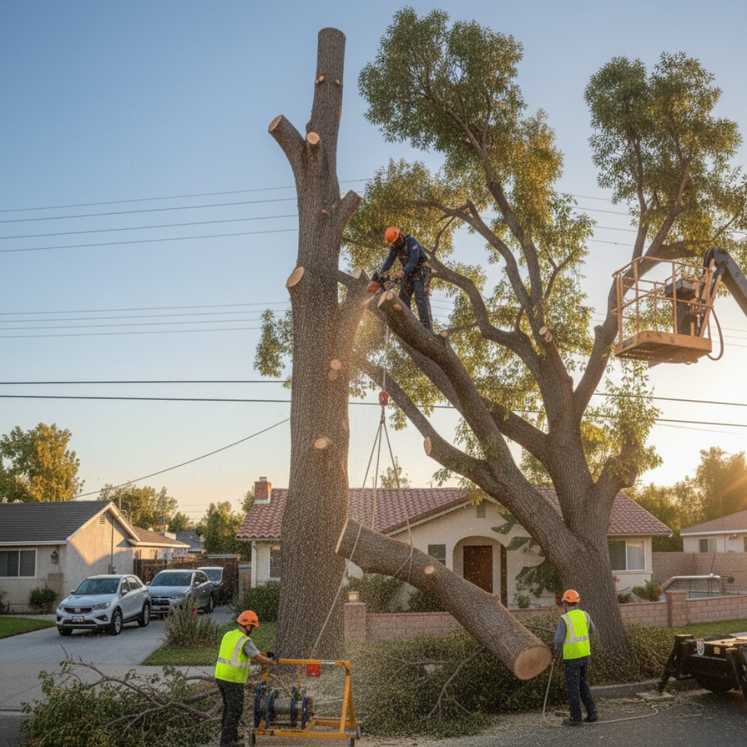 arborista certificado en trabajos verticales de arboricultura madrid jardinería pacheco