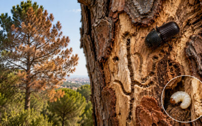 Los pinos y el Tomicus: la plaga silenciosa que amenaza los pinares y jardines en Madrid