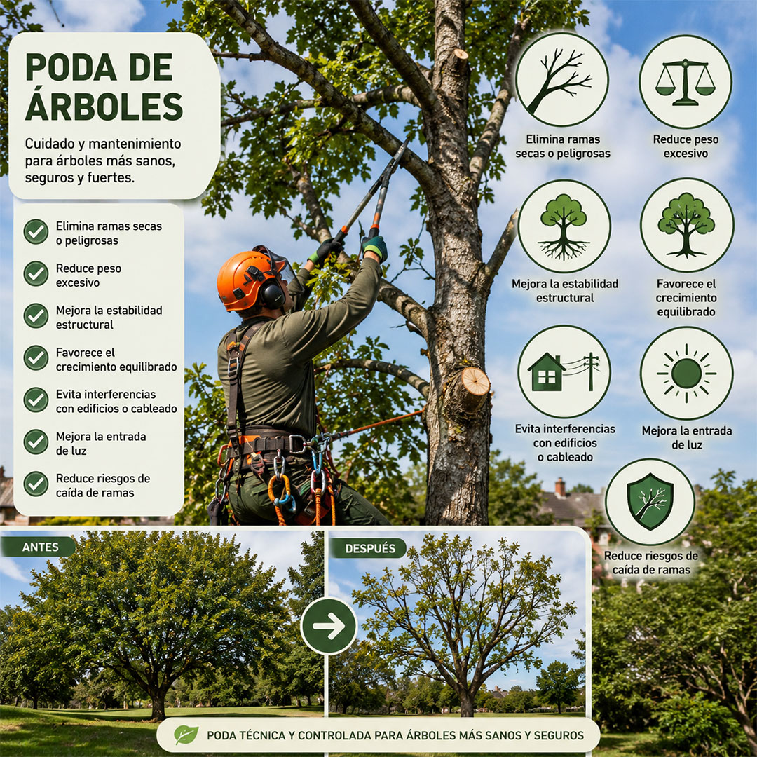 poda-profesional-de-arboles-en-madrid Especialista realizando poda profesional de árboles en Madrid para mejorar la seguridad y estabilidad estructural